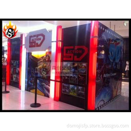 Indoor Use 5D Movie Theatre with Cinema Cabin and Hydraulic
